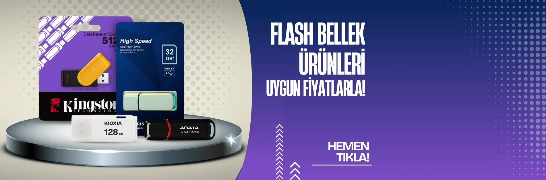 flash bellek ürünleri indirimde!